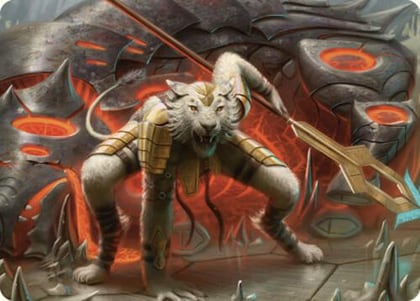 Sunspear Shikari Art Card, Art Series: Commander Masters 4