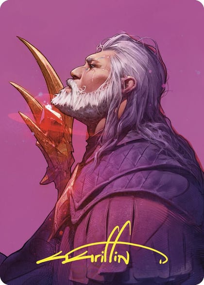 Urza, Lord High Artificer Art Card (Gold-Stamped Signature), Art Series: Commander Masters 53