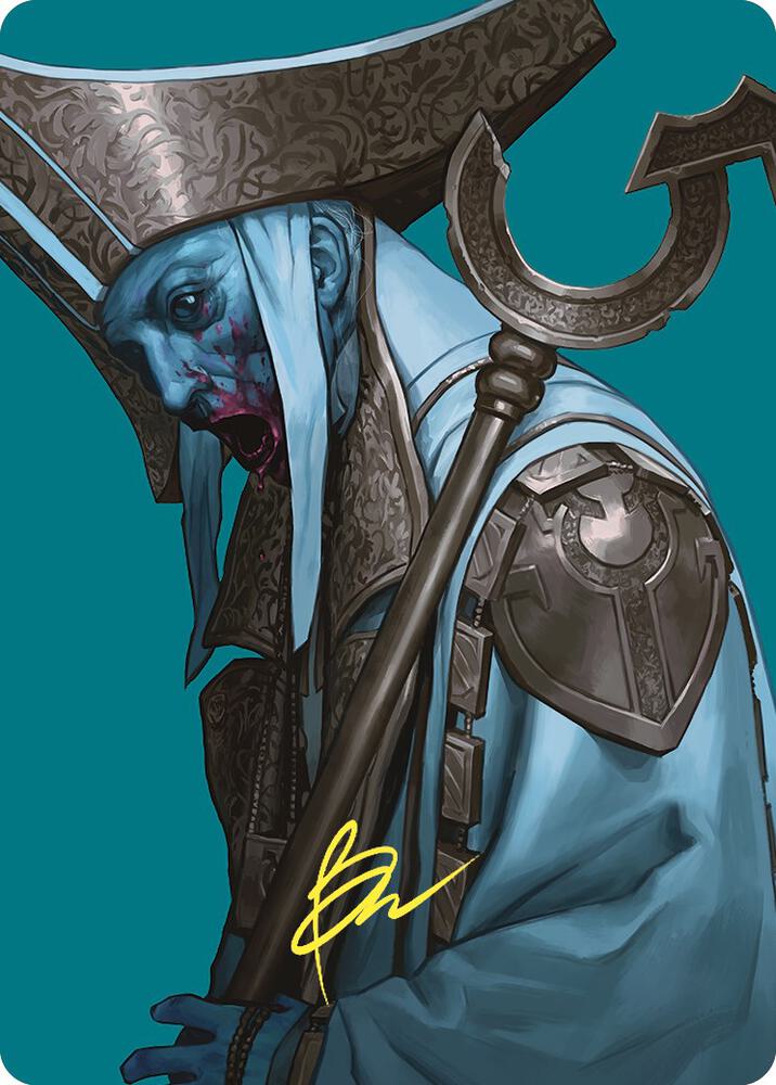 Mikaeus, the Unhallowed Art Card (Gold-Stamped Signature), Art Series: Commander Masters 54