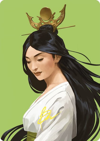 Azusa, Lost but Seeking Art Card (Gold-Stamped Signature), Art Series: Commander Masters 56