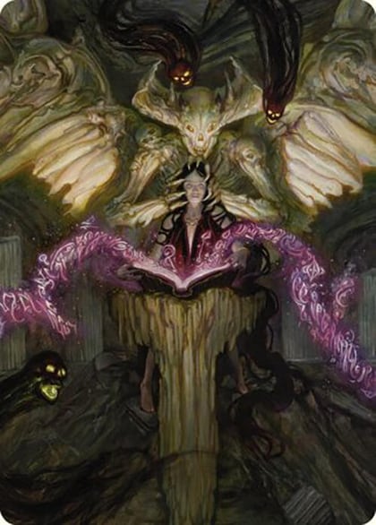 Demonic Tutor Art Card, Art Series: Commander Masters 64