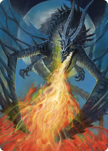 Balefire Dragon Art Card, Art Series: Commander Masters 65