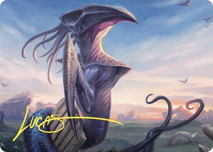 Sentinel Sliver Art Card (Gold-Stamped Signature), Art Series: Commander Masters 76