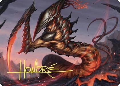 Blade Sliver Art Card (Gold-Stamped Signature), Art Series: Commander Masters 78