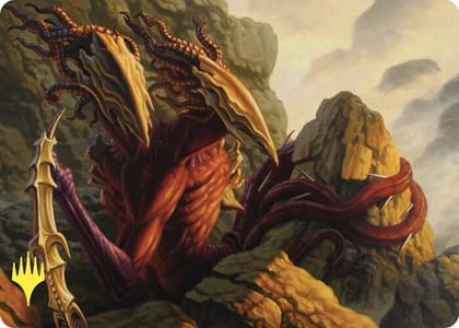 Two-Headed Sliver Art Card (Gold-Stamped), Art Series: Commander Masters 79