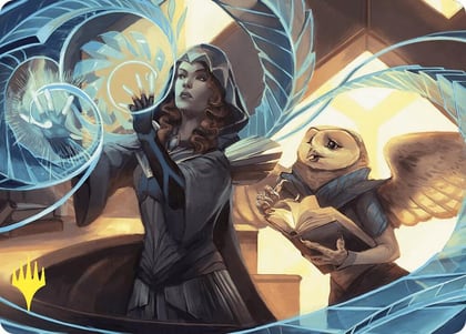 Personal Tutor Art Card (Gold-Stamped), Art Series: Commander Masters 9