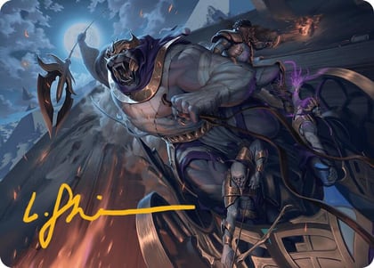 Zahur, Glory's Past Art Card (Gold-Stamped Signature), Art Series: Aetherdrift 10