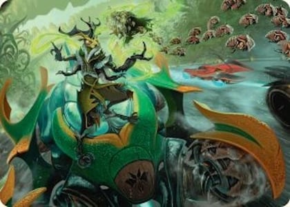 Aatchik, Emerald Radian Art Card (15/54), Art Series: Aetherdrift 15