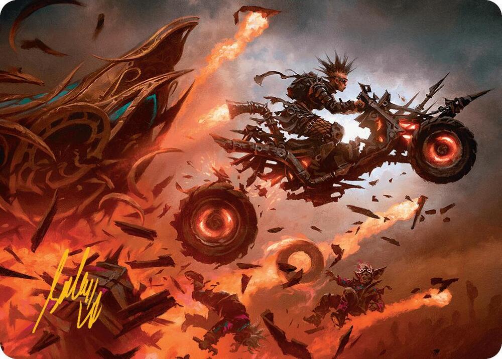 Gastal Blockbuster Art Card (Gold-Stamped Signature), Art Series: Aetherdrift 19