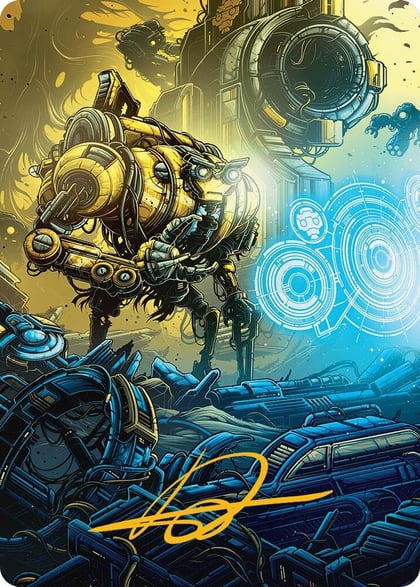 Mendicant Core, Guidelight Art Card (1/54) (Gold-Stamped Signature), Art Series: Aetherdrift 1