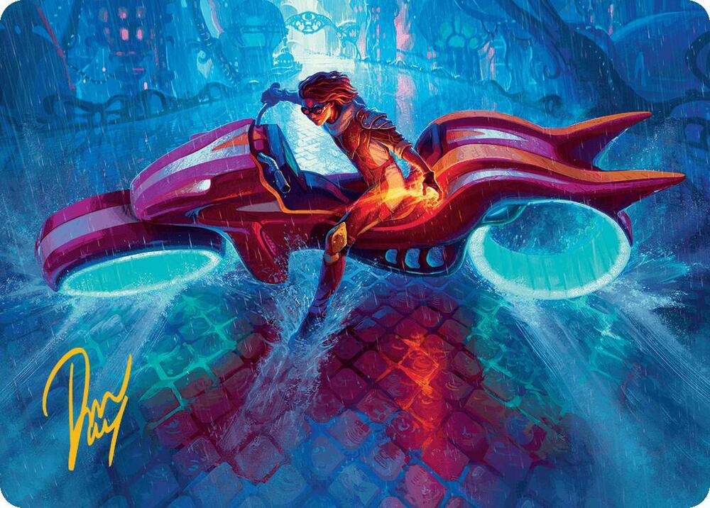 Chandra, Spark Hunter Art Card (Gold-Stamped Signature), Art Series: Aetherdrift 20