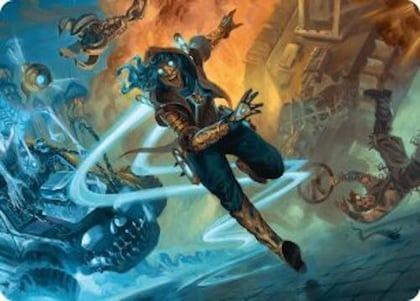 Sita Varma, Masked Racer Art Card, Art Series: Aetherdrift 26
