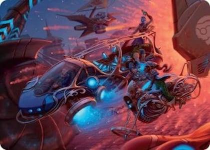 Rangers' Refueler Art Card, Art Series: Aetherdrift 27