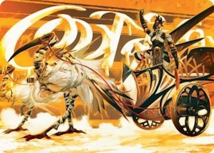 Skyseer's Chariot Art Card, Art Series: Aetherdrift 35