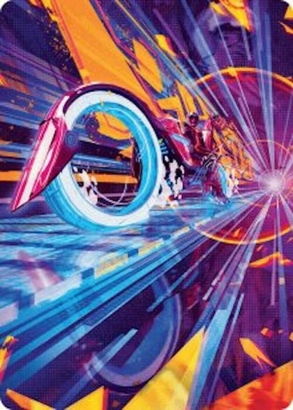 Spotcycle Scouter Art Card, Art Series: Aetherdrift 37