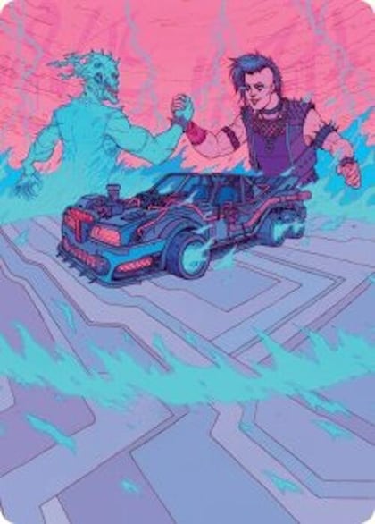 Demonic Junker Art Card, Art Series: Aetherdrift 40