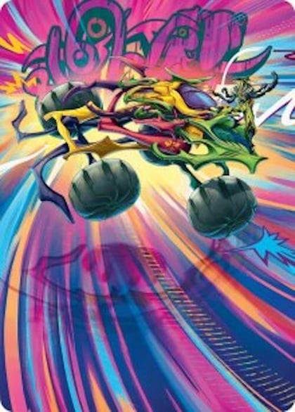Thunderous Velocipede Art Card, Art Series: Aetherdrift 43
