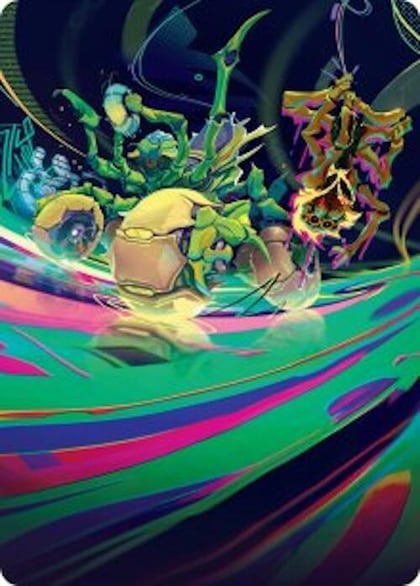 Thundering Broodwagon Art Card, Art Series: Aetherdrift 48
