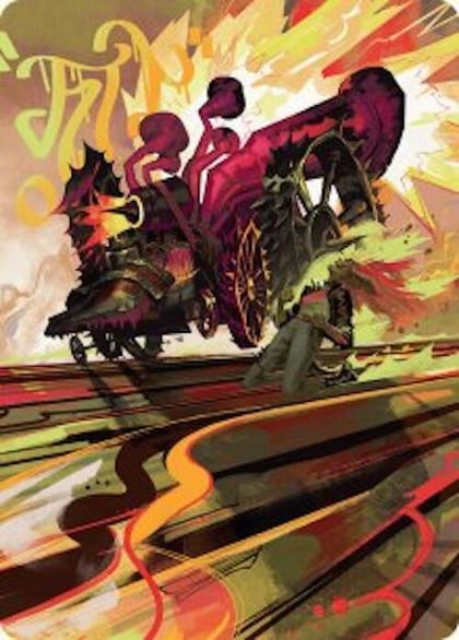Rocketeer Boostbuggy Art Card, Art Series: Aetherdrift 49