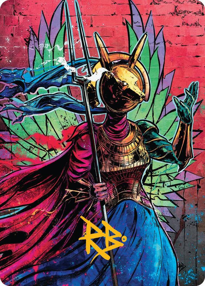 Hazoret, Godseeker Art Card (Gold-Stamped Signature), Art Series: Aetherdrift 52