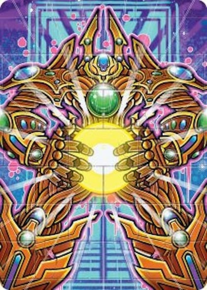 Brightglass Gearhulk Art Card, Art Series: Aetherdrift 53