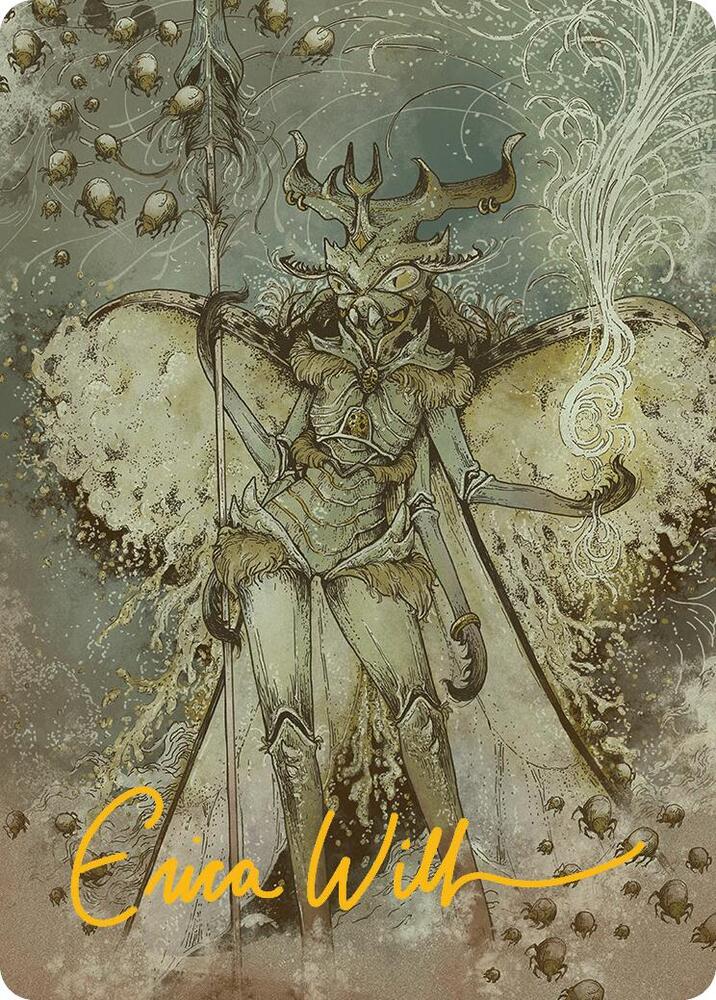Aatchik, Emerald Radian Art Card (6/54) (Gold-Stamped Signature), Art Series: Aetherdrift 6