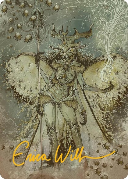 Aatchik, Emerald Radian Art Card (6/54) (Gold-Stamped Signature), Art Series: Aetherdrift 6