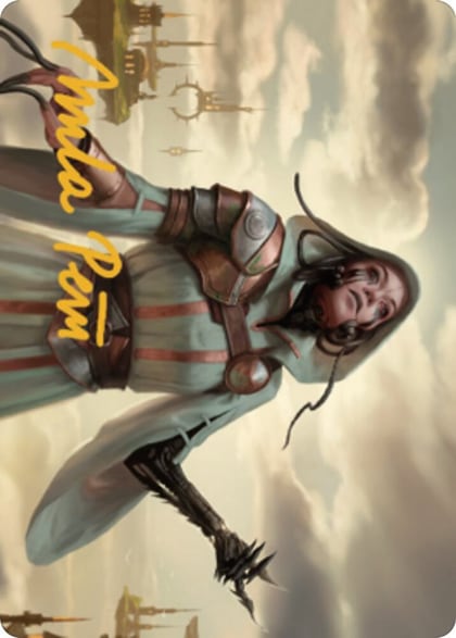 Phyrexian Missionary Art Card (Gold-Stamped Signature), Art Series: Dominaria United 11