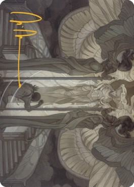 Prayer of Binding Art Card (Gold-Stamped Signature), Art Series: Dominaria United 12