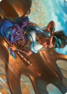 Talas Lookout Art Card, Art Series: Dominaria United 17