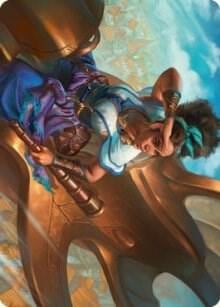 Talas Lookout Art Card, Art Series: Dominaria United 17