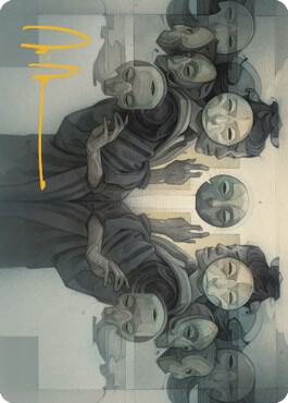 Vesuvan Duplimancy Art Card (Gold-Stamped Signature), Art Series: Dominaria United 19