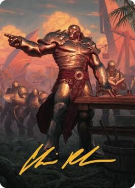 Karn, Living Legacy Art Card (1/81) (Gold-Stamped Signature), Art Series: Dominaria United 1