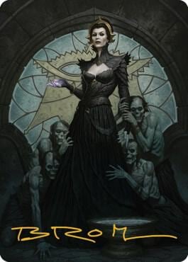 Liliana of the Veil Art Card (Gold-Stamped Signature), Art Series: Dominaria United 24