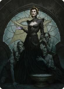 Liliana of the Veil Art Card, Art Series: Dominaria United 24