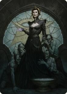 Liliana of the Veil Art Card, Art Series: Dominaria United 24
