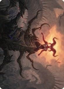 Sheoldred, the Apocalypse Art Card, Art Series: Dominaria United 26