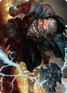 Electrostatic Infantry Art Card, Art Series: Dominaria United 30
