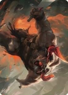 Furious Bellow Art Card, Art Series: Dominaria United 31