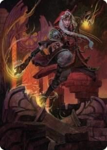 Jaya, Fiery Negotiator Art Card (35/81), Art Series: Dominaria United 35