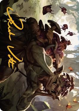Sprouting Goblin Art Card (Gold-Stamped Signature), Art Series: Dominaria United 38