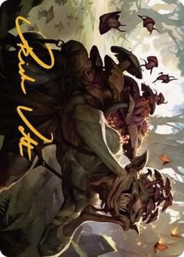 Sprouting Goblin Art Card (Gold-Stamped Signature), Art Series: Dominaria United 38