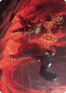 Twinferno Art Card, Art Series: Dominaria United 39