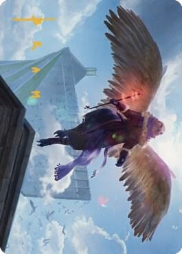 Balmor, Battlemage Captain Art Card (44/81) (Gold-Stamped Signature), Art Series: Dominaria United 44
