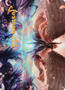 Iridian Maelstrom Art Card (Gold-Stamped Signature), Art Series: Dominaria United 47
