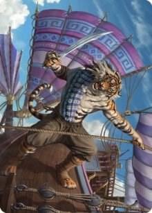 Jedit Ojanen, Mercenary Art Card, Art Series: Dominaria United 48