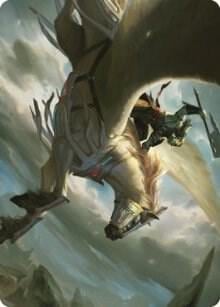 Cleaving Skyrider Art Card, Art Series: Dominaria United 5