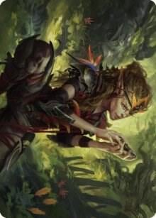 Meria, Scholar of Antiquity Art Card, Art Series: Dominaria United 50