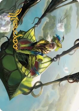 Nael, Avizoa Aeronaut Art Card (Gold-Stamped Signature), Art Series: Dominaria United 51