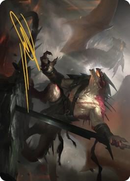 Rivaz of the Claw Art Card (Gold-Stamped Signature), Art Series: Dominaria United 53